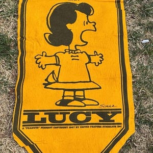 60s Vintage peanuts banner 【SNOOPY】 60s Vintage peanuts banner 【SNOOPY】 Peanuts Felt Banner