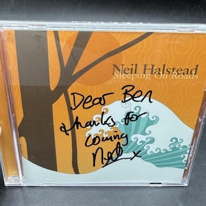 Neil Halstead Sleeping On Roads Seasons High Hopes Driving Bert CD SIGNED! Mint!