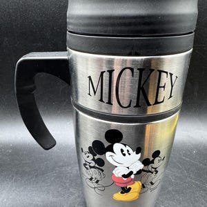 Vintage 1990’s Disney Store Park Mickey Mouse Tumbler Insulated Cup New! -DS3 image 4