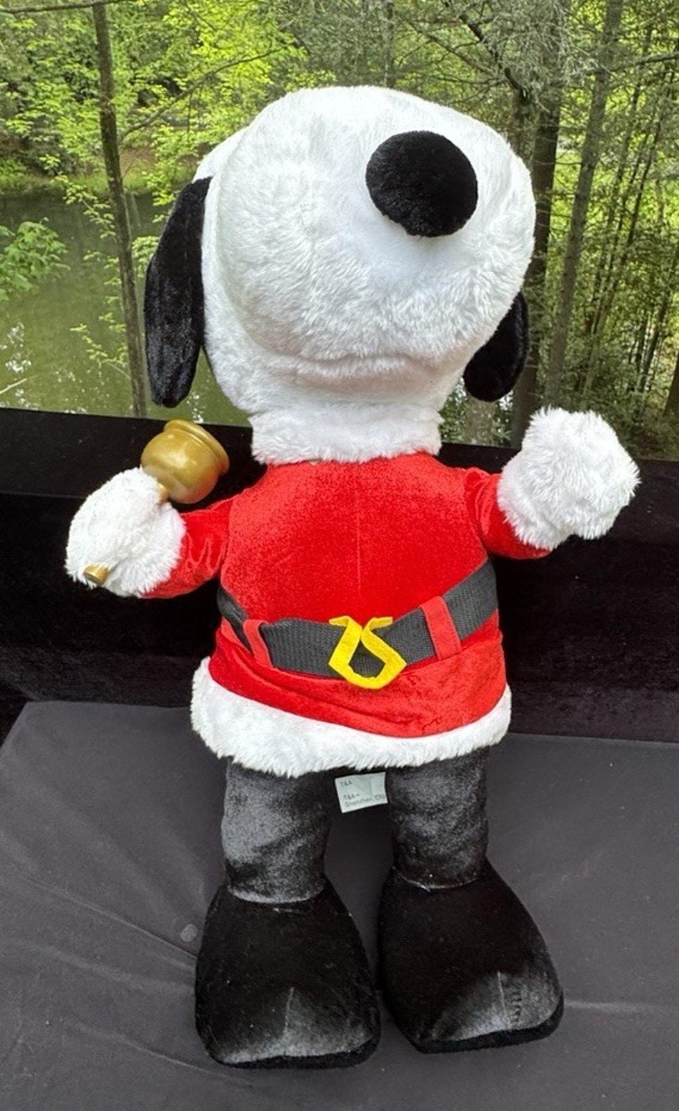 Peanuts 26” Door Greeter Peanuts Snoopy Plush Stand up Christmas