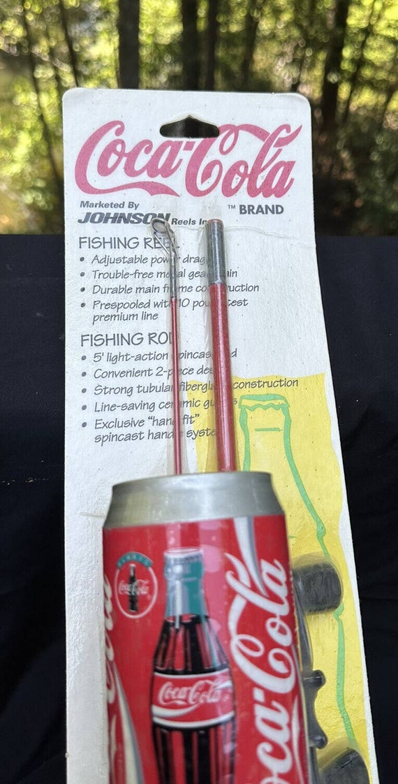 Factory Sealed Vintage 1995 Coca-cola Fishing Johnson Rod & Reel New 