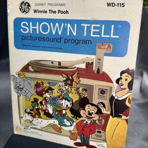 GE Show'N Tell Winnie The Pooh WD-115 33 1/3 Picturesound Program Record -BK2