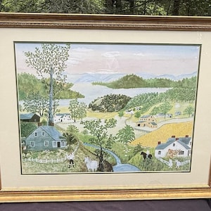Grandma moses painting original - Etsy 日本