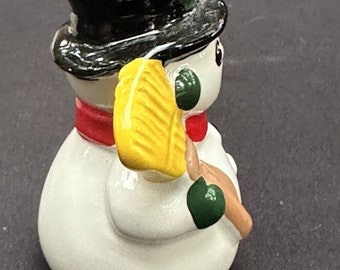 Bonhomme de neige flûte – Sculpture musicale pour décor festif