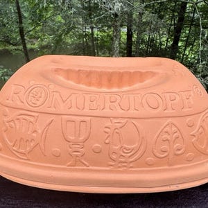 Romertopf #109 Terra Cotta Clay Baker Baking Roaster West Germany Bay