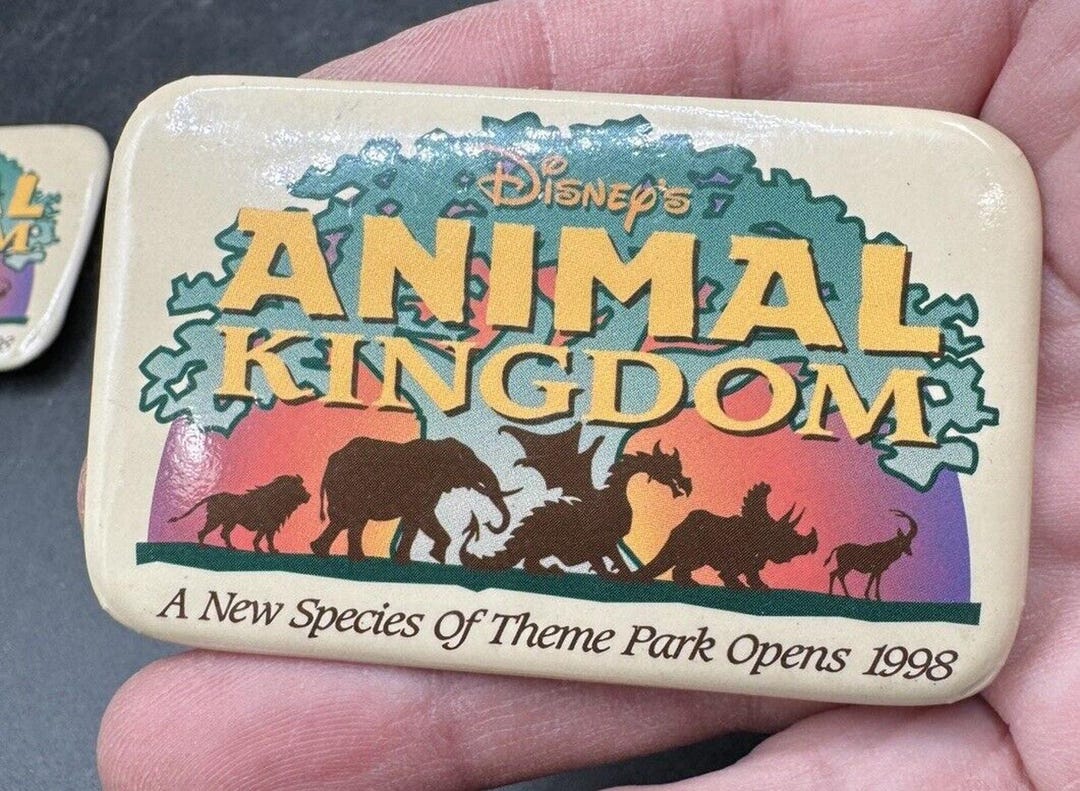 Vintage Disney Animal Kingdom 1998 Opening Day Cast Member 1998 Pin ...
