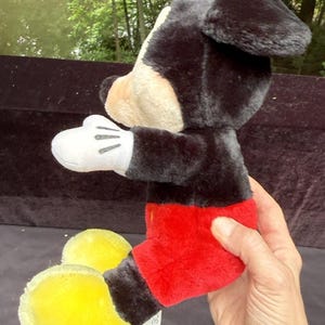 Peluche vintage Mickey Mouse en peluche poupée Walt Disney World Disneyland image 9