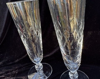 Ensemble de 2 verres à pilsner Princess House, cristal au plomb, reflets royaux, élégant