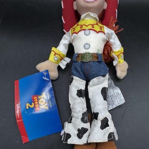 Brand New Vtg JESSIE from Toy Story 2 Disney Store Bean Bag Plush 11” image 7
