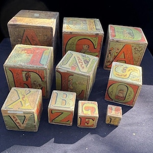 Antique Nesting Blocks - Etsy
