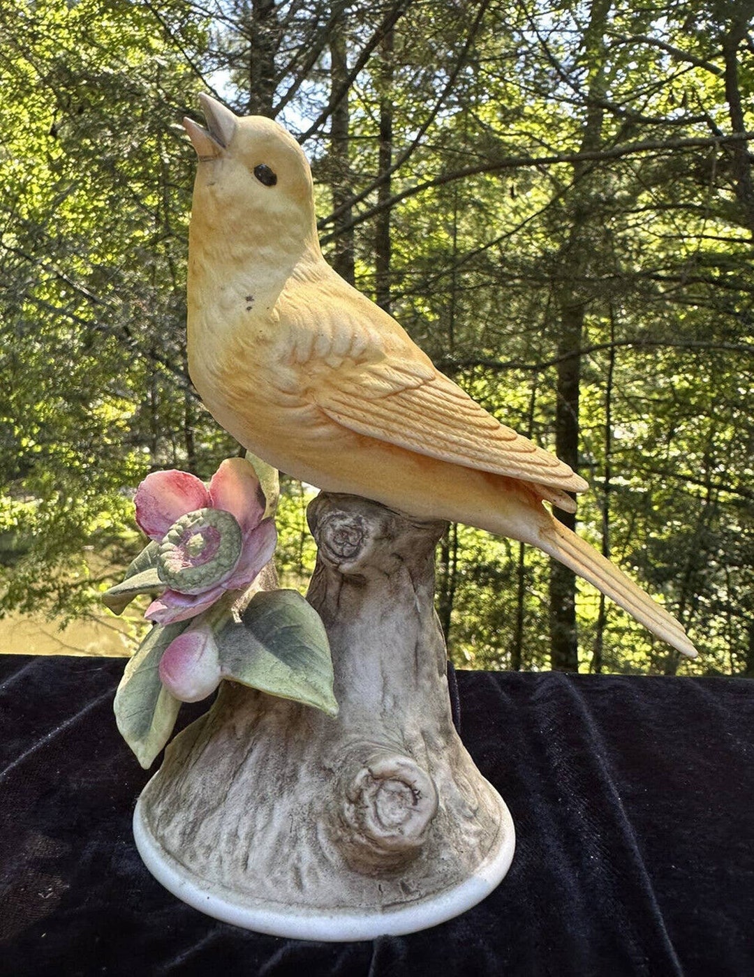 Andrea by Sadek, Yellow Canary 8627 1st Issue 6” Porcelain Figurine