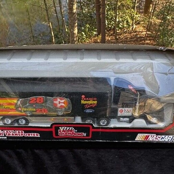 1992 Racing Champions Davey Allison Texaco Havoline Team Transporter 1/64