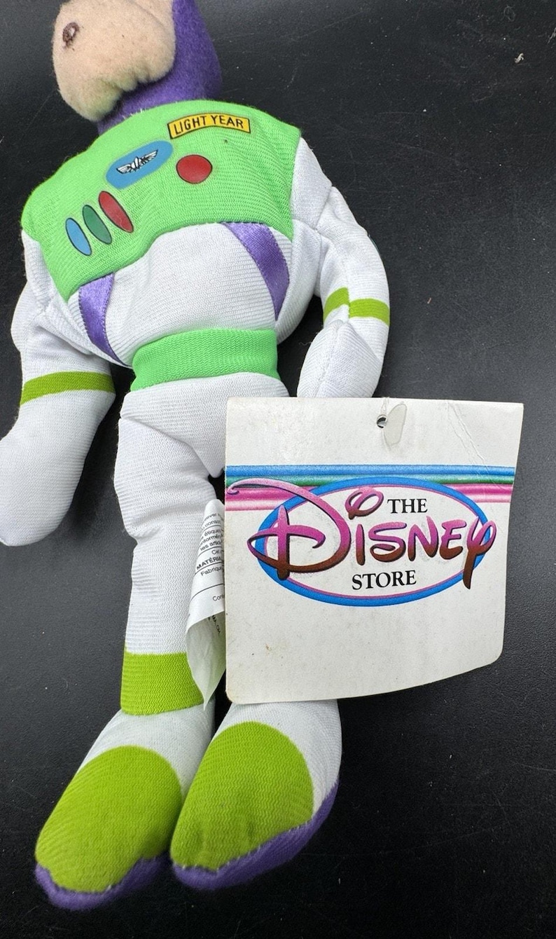 Brand New Disney Store Toy Story 1990’s Bean Bag Plush BUZZ LIGHTYEAR NWT! image 3
