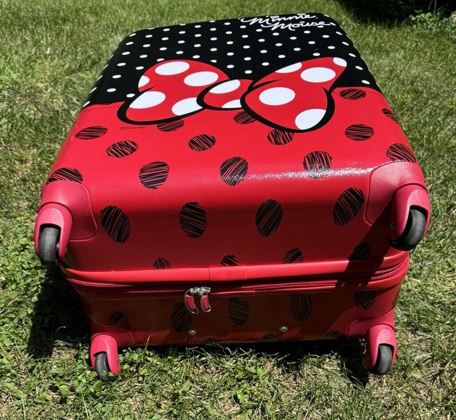 minnie mouse hand luggage suitcase