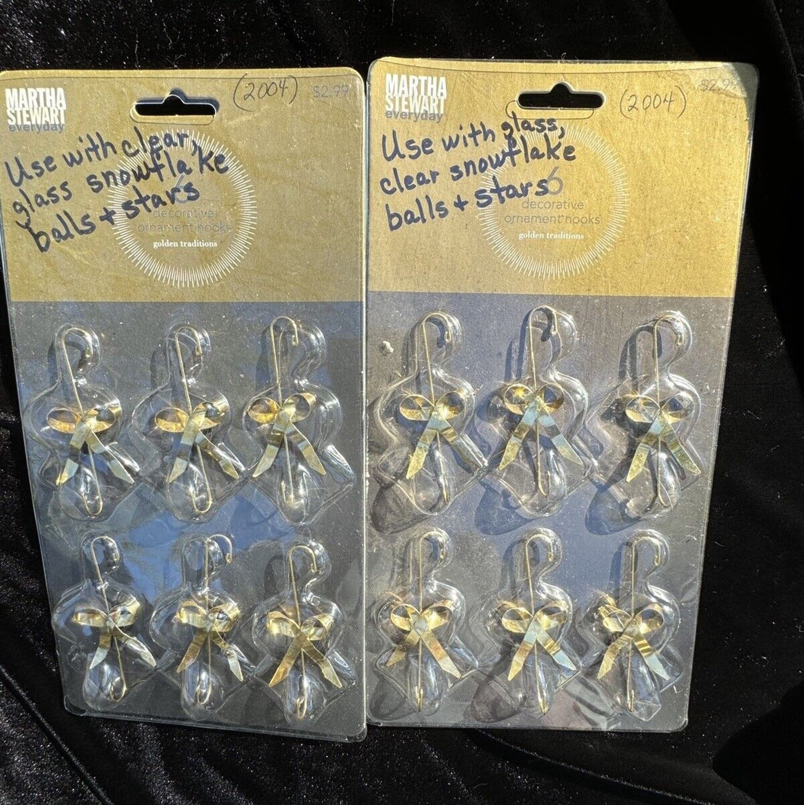 2 Vintage Martha Stewart decorativo adorno navideño ganchos arcos dorados  -A9 - Etsy México, image size:1597x1600