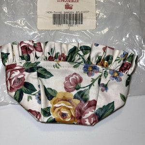 Vintage 1990&#39;s Longaberger Basket Liner Thyme Garden Splendor 290171 Mint!