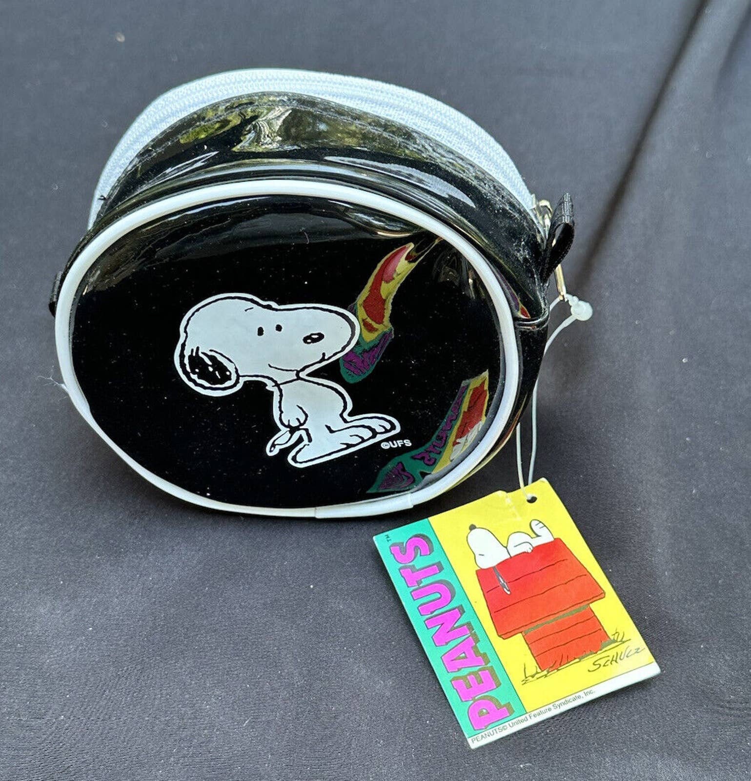 Sac à Main Vintage Snoopy Des Années 90 - Rouge, Neuf Avec étiquettes