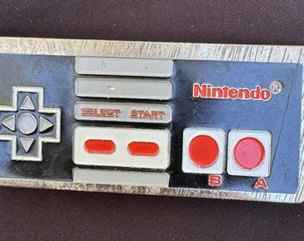 Nintendo Retro NES Metal Enamel Belt Buckle Video Game Controller