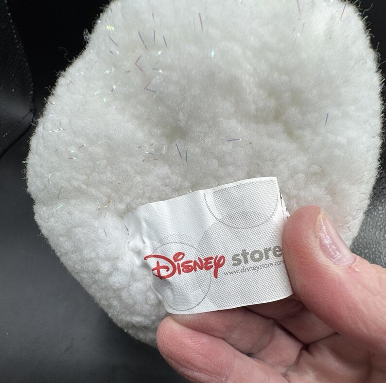 2001 Rare Disney Store Mickey Mouse Snowman Plush 12" Christmas Santa Hat image 7