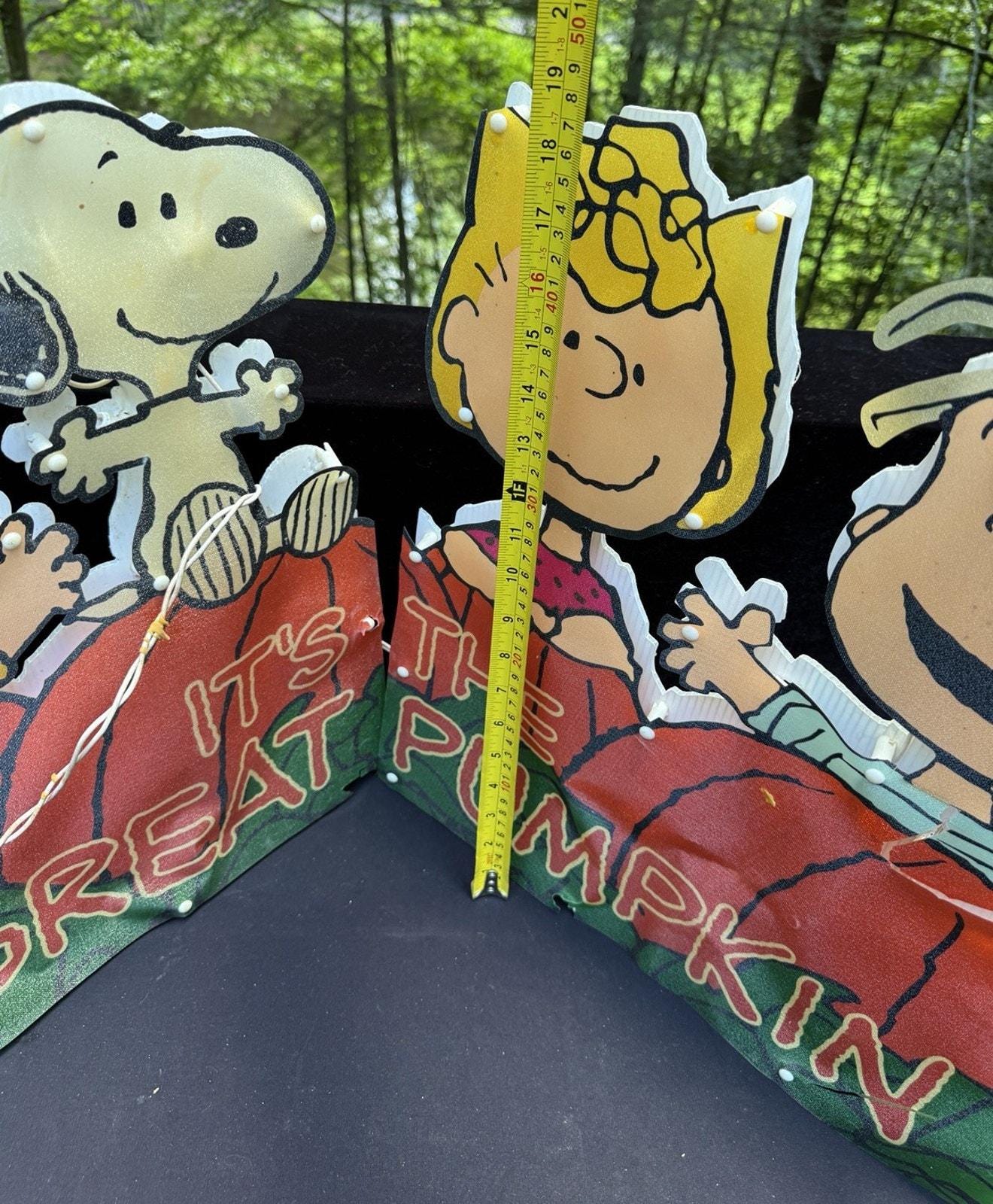 È La Grande Zucca Charlie Brown Peanuts Gang Decorazione Luminosa - Foto 14