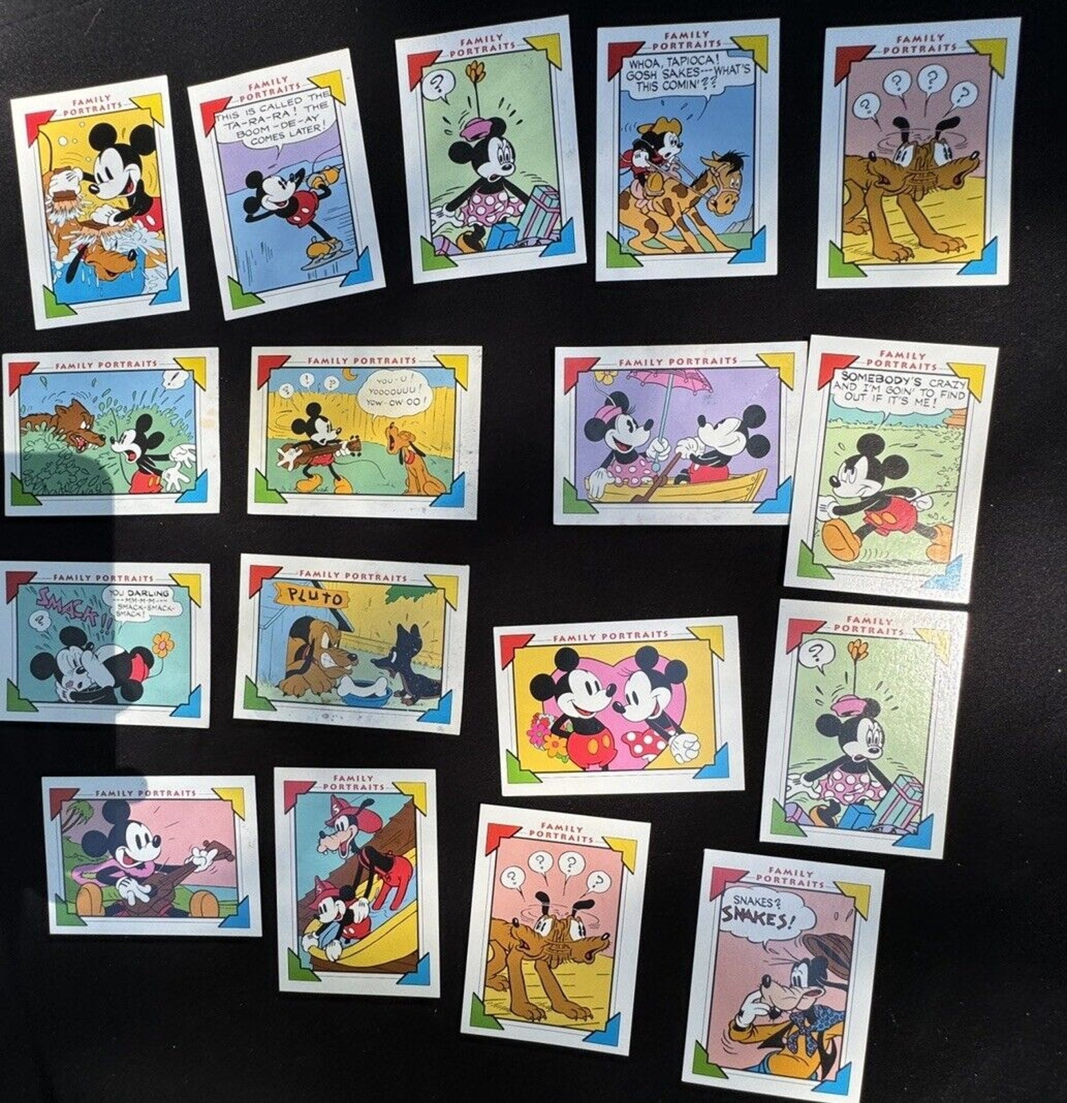 1991 Impel Disney Collector Cards - Family Portraits Fab 5 -2 - Etsy