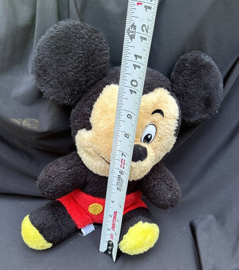 Peluche de Mickey Mouse de Disneyland Walt Disney World, años 50, recuerdo - S21 imagen 10