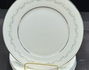 5 assiettes à salade Holyoke Bone China par Oxford Div of Lenox marguerites blanches de 20 cm (20 cm)