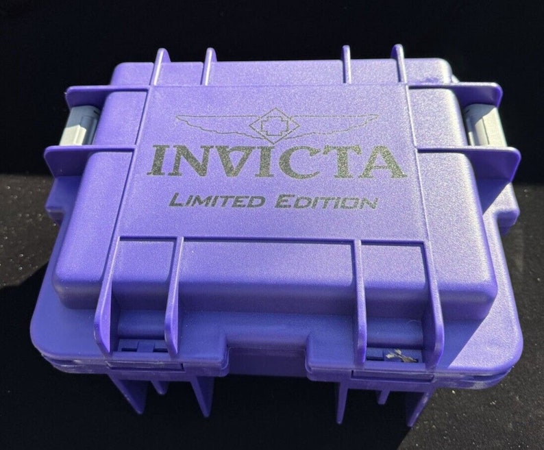 Invicta 26334 Men's Grand Diver Auto Abalone Purple Dial Iridescent Watch Set image 2
