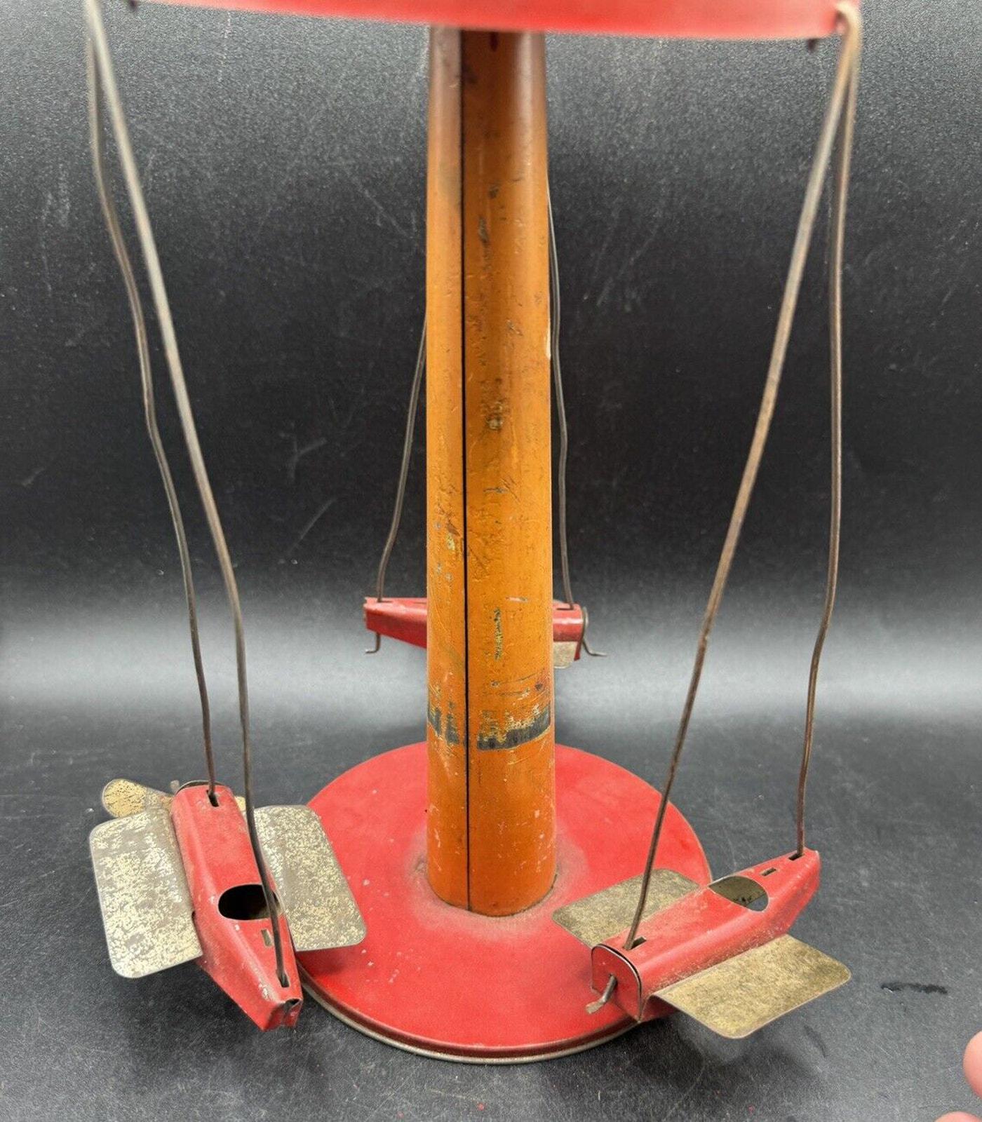 Antique Buffalo Toy Flying AERO SPEEDERS Tin Litho Airplane  display picture 1