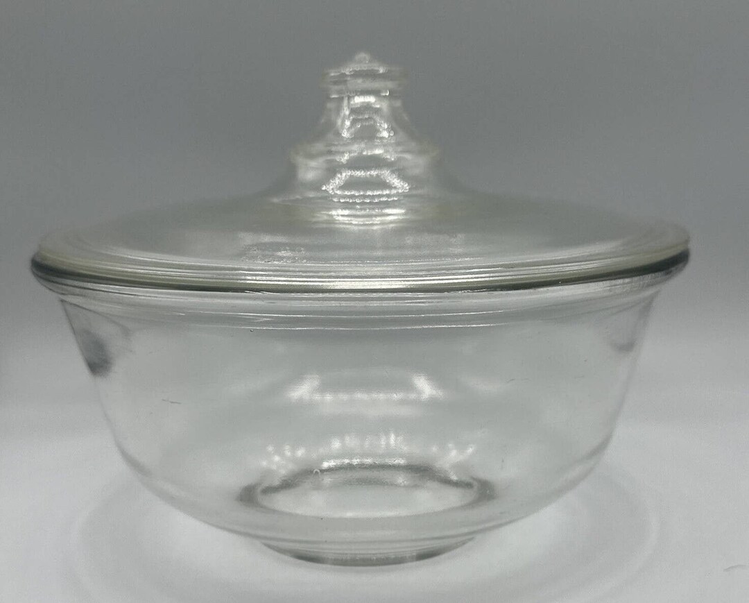 Pyrex Deep Lid Vintage Pyrex 623-C Clear Glass Round Casserole Deep Dish Lid Knob Nice ...