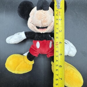 Vintage 1990’s Disney Store Mickey Mouse Plush Soft Velour Stuffy image 8