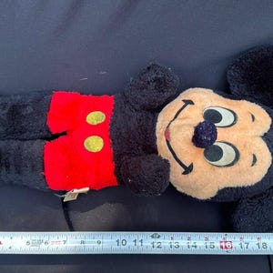 Rare Vintage 21” Disney Walt Disney Characters Mickey Mouse Plush W/ Tail & Tag image 4
