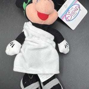 VTG 1900’s Mickey Mouse Toga Sitzsack Plüsch Disney Store Stofftier Bild 2