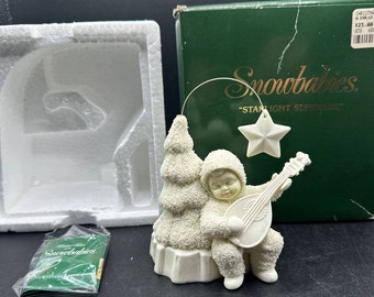 1997 Department 56 Snowbabies "Starlight Serenade" Ceramic Retired Excellent!