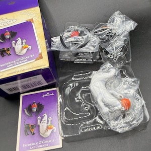 Adorno de Halloween de Frederick O' Ghastly y sus amigos de Hallmark, 2004, completamente nuevo - 42D