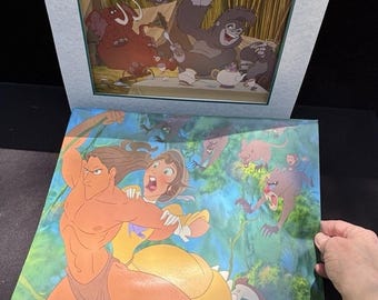 New Disney’s Tarzan Poster The Disney Store 2000 Lithograph Collection Mint!