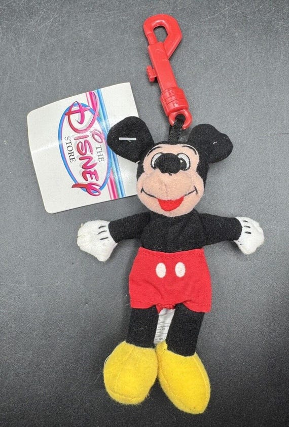 新品 1990 年代 ディズニーストア ミッキーマウス ビーンバッグ 4