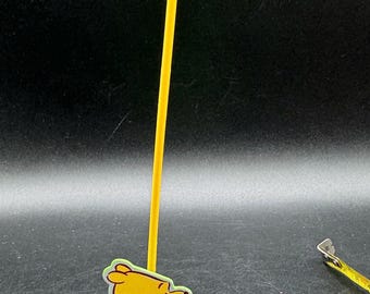 Rare Vintage Disney Storw Winnie The Pooh & Friends "Pooh Card Holder" 8”  Tall UNIQUE -S1i