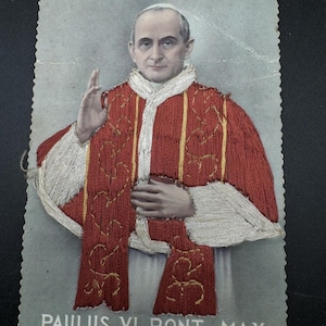 1900 Saint Paul VI Real Thread bestickt Made in Spain Romarli Zaragoza 3D