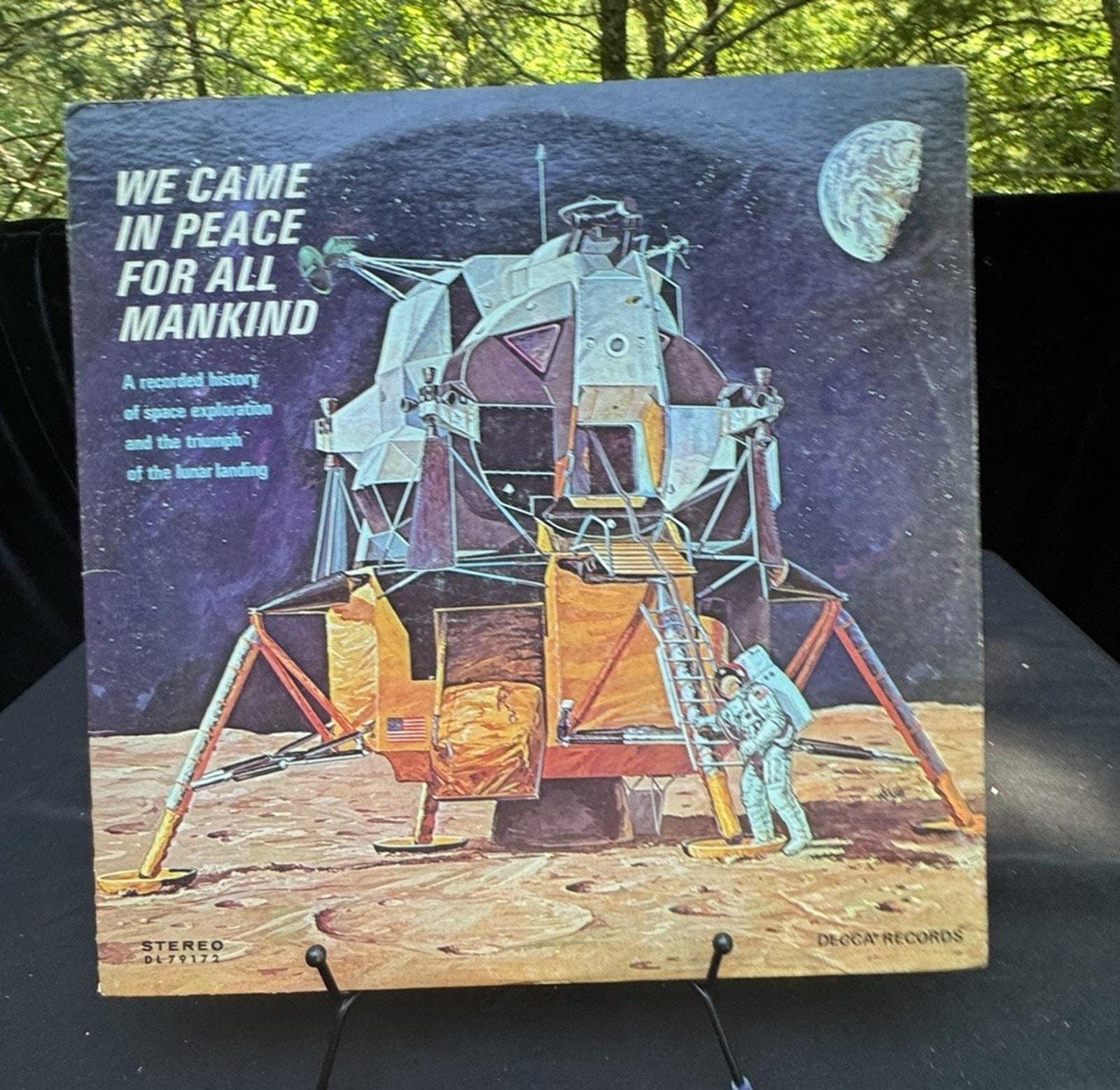 Moon Landing Record - Etsy