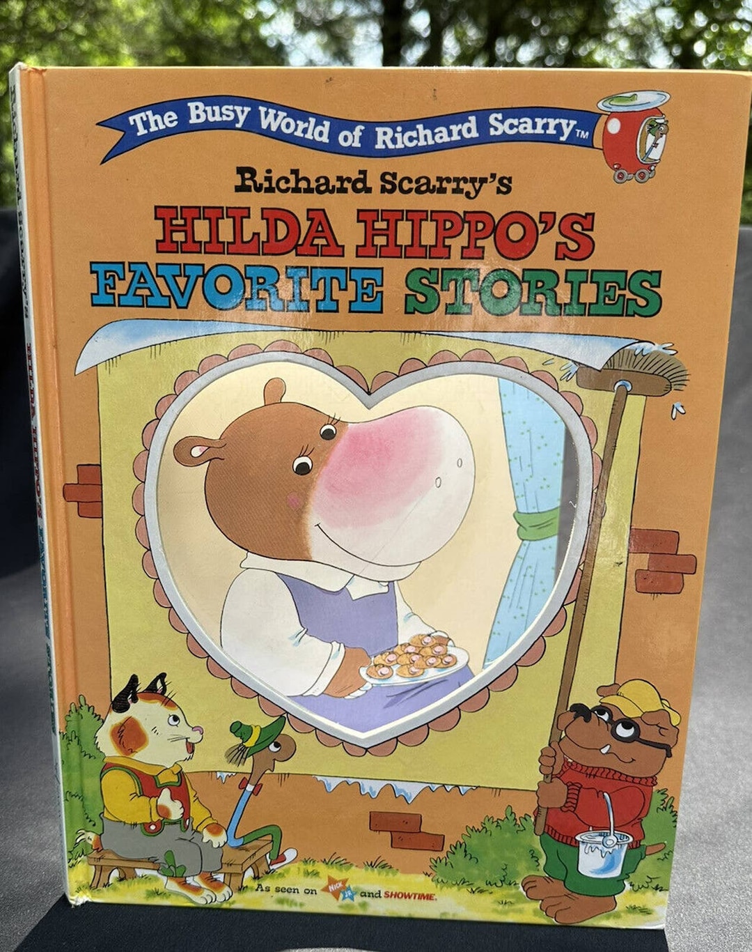 Hilda Hippo's Favorite Stories by Richard Scarry, 1998 Large Hard Back ...