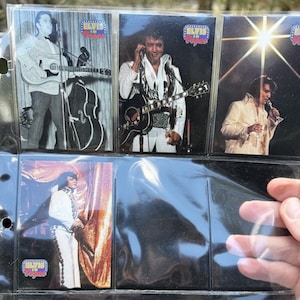 1992 Elvis Presley-ruilkaarten - De Elvis-collectie Elvis In Vegas - 4 kaarten