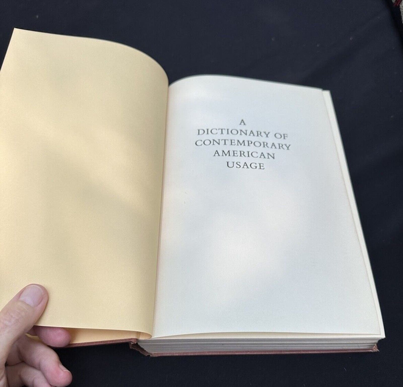 A Dictionary of Contemporary American Usage [Hardcover] [Jan