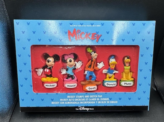 Vtg 1990's Disney Store Mickey Mouse and Friends Rubber Stamp Set Vtg 1990's Disney Store Mickey Mouse and Friends Rubber Stamp Set