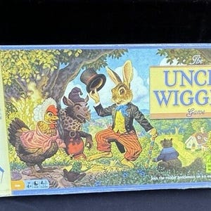 Vintage The Uncle Wiggily Board Game Milton Bradley Complete Super Cute!