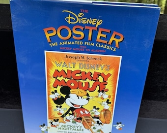 ディズニー ポスター ブック: ミッキー マウスからアラジンまでの