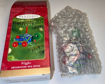 Brandneues Hallmark Keepsake Ornament 2001 WIGGLES Schildkrötenholz Mint! -3M NL