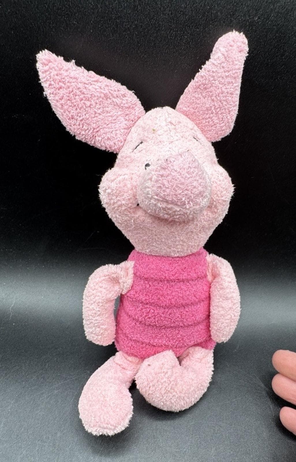 Disney Store 1990's Winnie the Pooh Piglet Plush Toy Super Soft