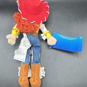 Brand New Vtg JESSIE from Toy Story 2 Disney Store Bean Bag Plush 11” image 8