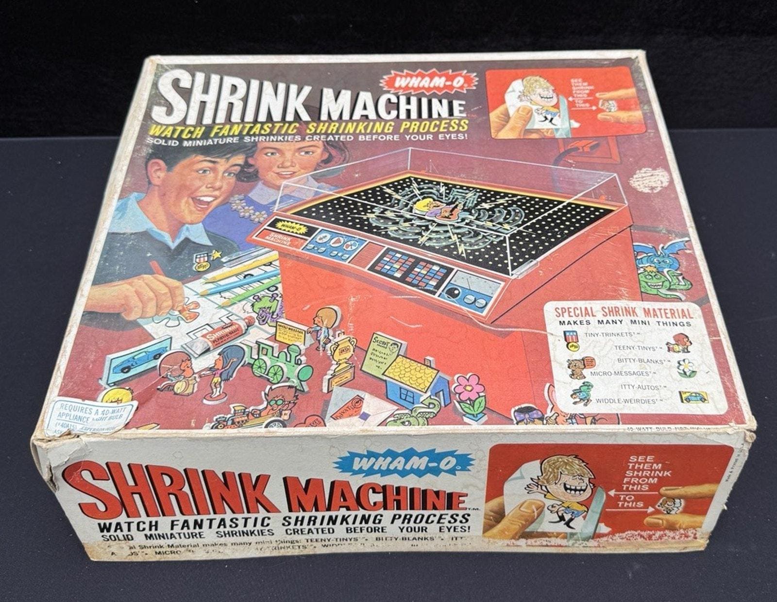 Rare Vintage 1968 Wham-o Shrink Machine Original Box -working 642